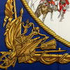Secondhand Hermès Marine et Cavalerie Silk Scarf