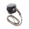 Chanel Mini Quilted Lambskin Round Vanity Case with Chain Secondhand