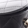 Chanel Mini Quilted Lambskin Round Vanity Case with Chain Secondhand
