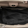 Prada Glace Calf Studded Twin Pocket Satchel Secondhand