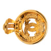 Chanel CC Gold Plated Button Clip On Earrings Secondhand