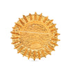 Chanel Gold Plated Coat of Arms Pin Brooch Secondhand