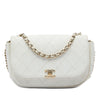 Chanel CC Quilted Goatskin Casual Trip Flap Secondhand