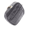 Chanel CC Quilted Lambskin Diamond Clutch with Chain Secondhand