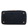 Prada Small Saffiano Trimmed Denim Canapa Robot Satchel Secondhand