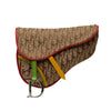 Dior Diorissimo Canvas Rasta Saddle Belt Bag Secondhand