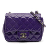 Chanel Mini Square Classic Patent Single Flap Secondhand