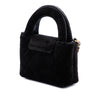 Chanel Mini Nano Quilted Velvet Kelly Shopper Bag Secondhand