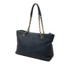 Chanel Medium Chevron Wrinkled Calfskin Medallion Charm Tote Secondhand