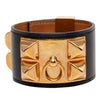 Hermès Swift and Gold Plated Collier de Chien Bracelet S Secondhand