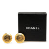 Chanel Gold Plated CC Button Clip on Earrings Secondhand