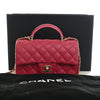 Chanel Mini Rectangular Classic Lambskin Top Handle Flap Secondhand