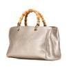 Gucci Medium Calfskin Bamboo Shopper Satchel Secondhand