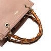 Gucci Small Calfskin Bamboo Shopper Satchel Secondhand