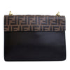Fendi Medium FF 1974 Embossed Leather Kan U Top Handle Bag Secondhand