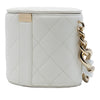 Secondhand Chanel CC Quilted Lambskin Elegant Chain Vanity Case