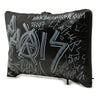 Balenciaga Lambskin Motocross Classic Graffiti All Over Zip Around Flat Clutch Secondhand