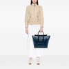 Celine Large Bicolor Leather Phantom Luggage Tote Secondhand
