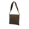 Fendi Zucca Canvas Flap Shoulder Bag Secondhand