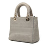 Dior Medium Embroidered Canvas Cannage Lady D Lite Secondhand