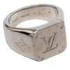 Louis Vuitton Brass Monogram Signet Ring M Secondhand
