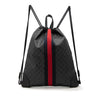 Gucci GG Supreme Web Drawstring Backpack Secondhand