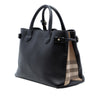 Burberry Medium Leather and House Check Banner Satchel Secondhand