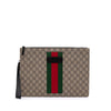 Gucci GG Supreme Web Clutch Secondhand