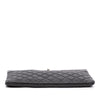Chanel Medium Quilted Sheepskin Mademoiselle O Case Clutch Secondhand