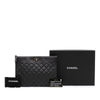Chanel Medium Quilted Sheepskin Mademoiselle O Case Clutch Secondhand