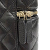 Chanel CC Quilted Caviar Phone Holder With Chain Secondhand