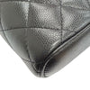 Chanel CC Quilted Caviar Phone Holder With Chain Secondhand