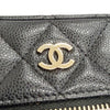 Chanel CC Quilted Caviar Phone Holder With Chain Secondhand