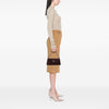 Chanel Embossed Suede Camellia Chain Pochette Secondhand