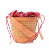 Bvlgari Rattan and Calfskin Serpenti Forever Bucket Bag Secondhand