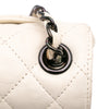 Secondhand Chanel Mini Square Classic Crumpled Calfskin Single Flap