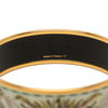 Hermès Wide Enamel Brazil Candeur Bangle 65 Secondhand