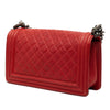Chanel Old Medium Quilted Caviar Boy Flap Secondhand