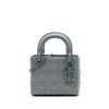 Dior Mini Ultra Matte Calfskin Diamond Cannage Lady Dior Secondhand