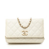 Chanel CC Quilted Caviar Wallet On Chain Secondhand