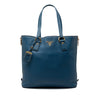 Prada Vitello Daino Side Zip Shopper Tote Secondhand