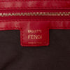 Fendi Zucca Embossed Leather Baguette Satchel Secondhand