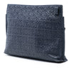 LOEWE Embossed Anagram Leather Repeat T Clutch Secondhand