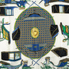 Secondhand Hermès Les Voitures A Transformation Silk Scarf