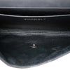 Chanel CC Quilted Patent Striated Flap Clutch with Chain Secondhand