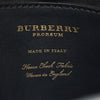 Burberry House Check Canvas and Suede Fringe Bucket Bag Secondhand