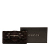 Gucci GG Suede Pelham Continental Long Wallet Secondhand