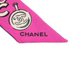 Chanel Coco Charms Print Silk Slim Bandeau Scarf Secondhand