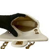 Chanel Mini Quilted Shiny Lambskin Dual Chain Flap Secondhand