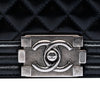 Chanel Paris Bombay Small Quilted Patent Medallion Embellished Boy Flap Secondhand